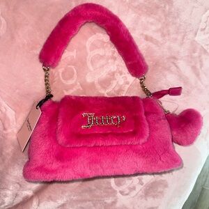 Juicy couture free love fluffy shoulder bag